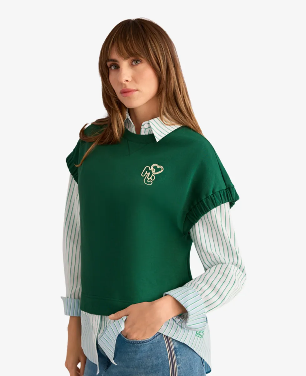 Marc Cain Sports T-Shirt - dark jade green 4 Marc Cain Sports Marc Cain Sports T-Shirt - dark jade green