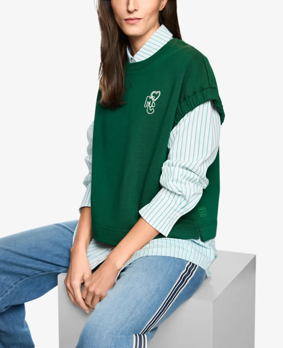 Marc Cain Sports T-Shirt - dark jade green 6 Marc Cain Sports Marc Cain Sports T-Shirt - dark jade green