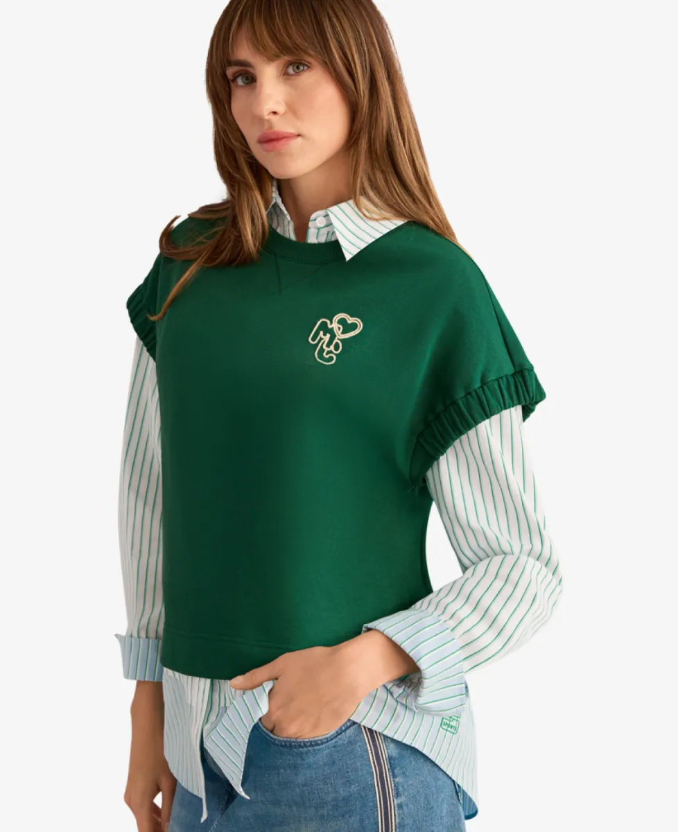 Marc Cain Sports Bluse - bright emerald new 8 Marc Cain Sports Marc Cain Sports Bluse - bright emerald new
