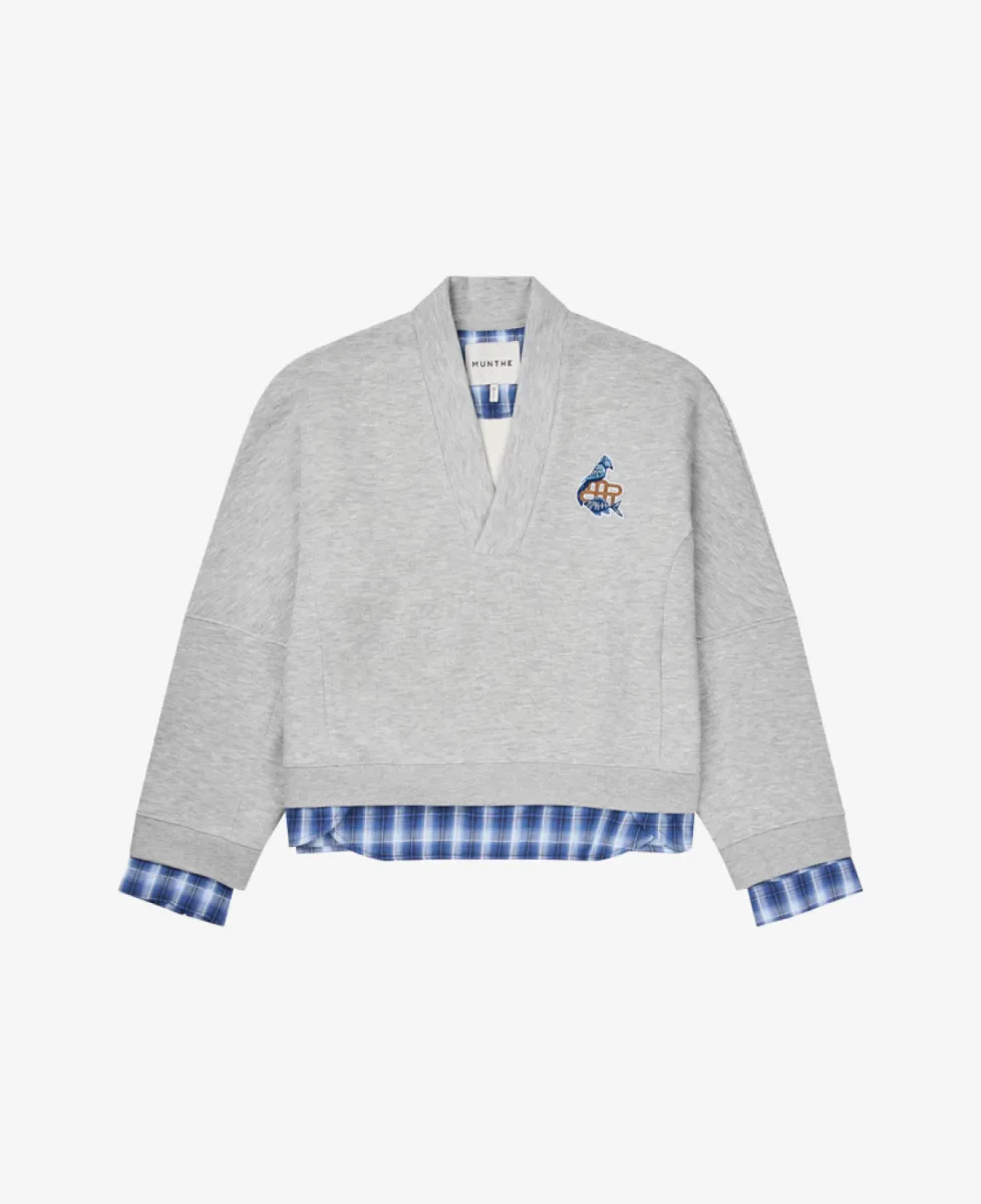 Munthe Sweater - 80 Light Grey 1 Munthe Munthe Sweater - 80 Light Grey