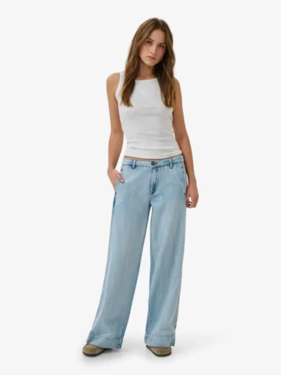 My Essential Wardrobe My Essential Wardrobe Broek - Lichtblauw