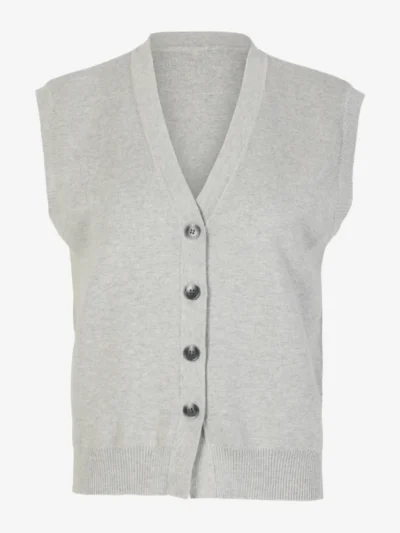 My Essential Wardrobe My Essential Wardrobe Vest - Middelgrijs