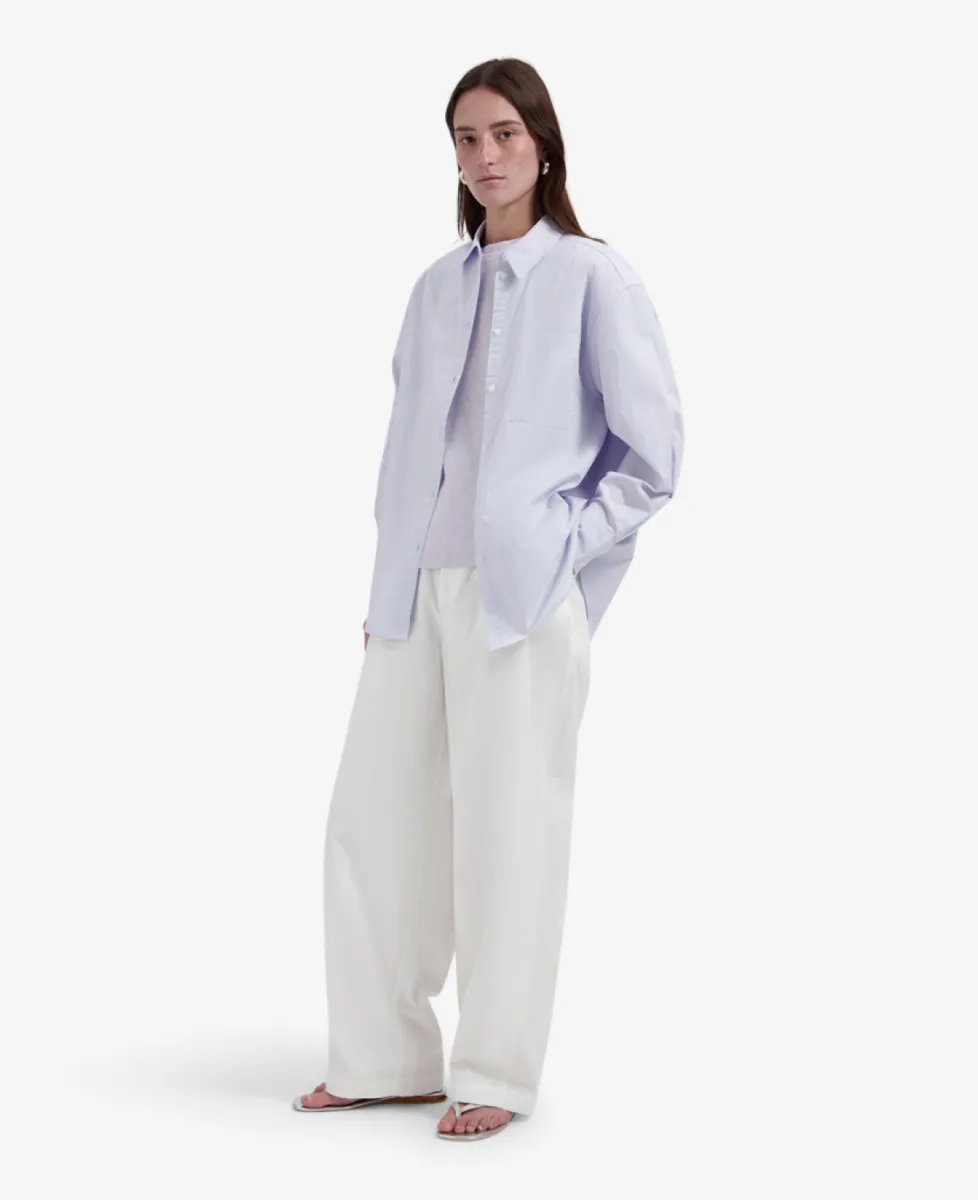 Olaf Blouse - OFFWHITE/PURPLE HEATHER 2 Olaf Olaf Blouse - OFFWHITE/PURPLE HEATHER