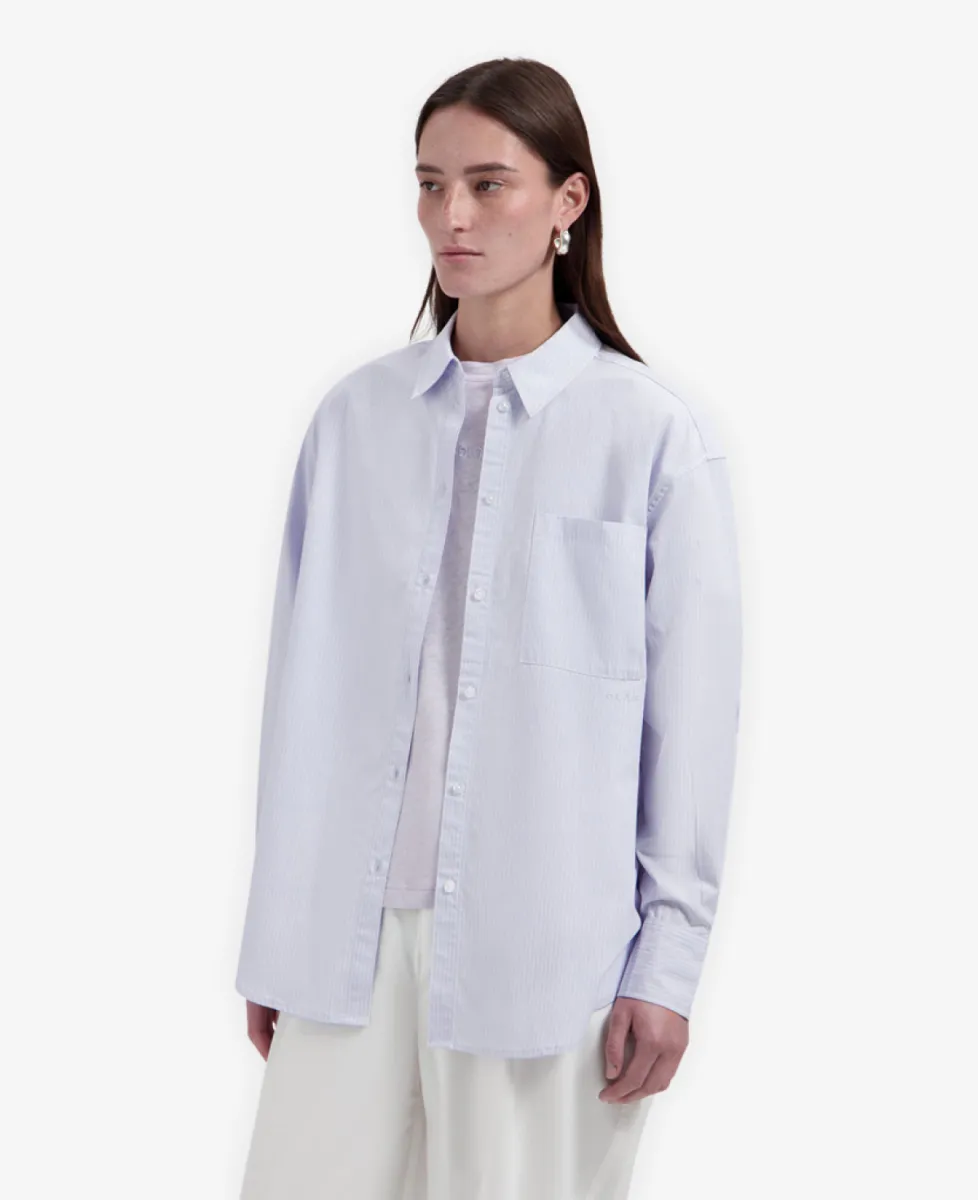 Olaf Blouse - OFFWHITE/PURPLE HEATHER 3 Olaf Olaf Blouse - OFFWHITE/PURPLE HEATHER