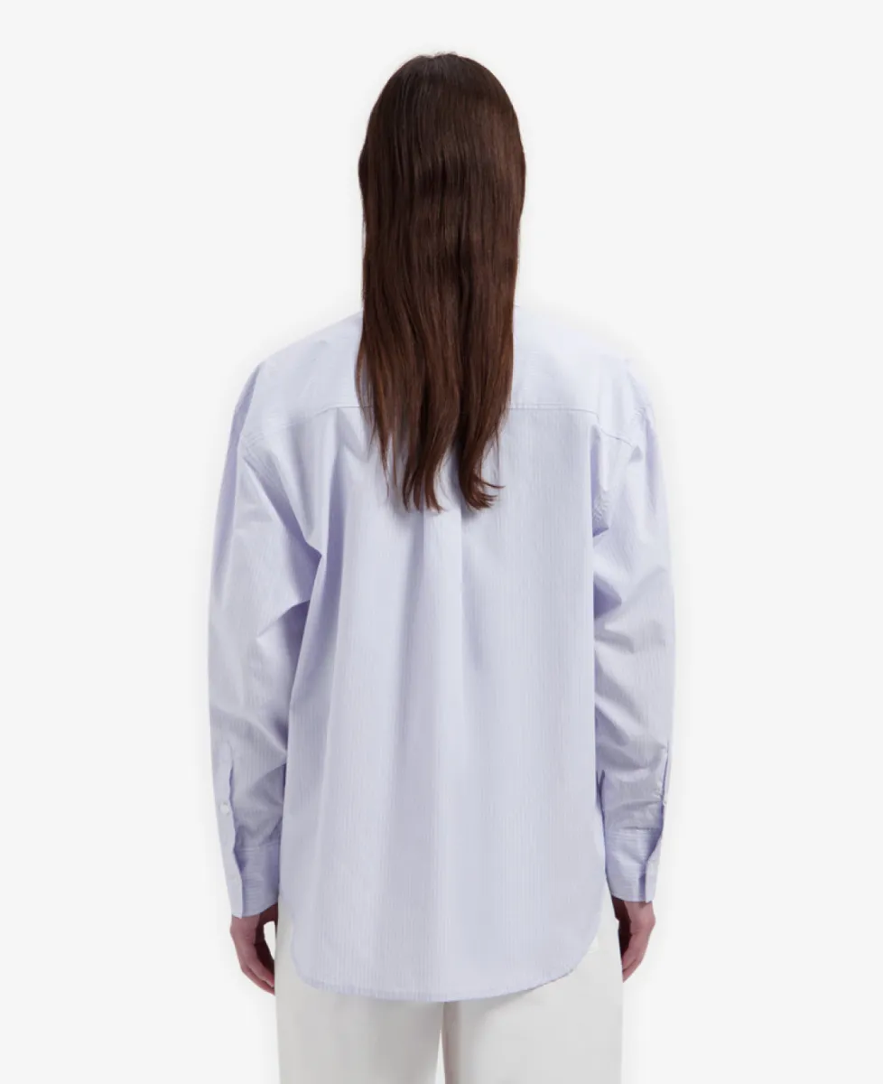Olaf Blouse - OFFWHITE/PURPLE HEATHER 5 Olaf Olaf Blouse - OFFWHITE/PURPLE HEATHER