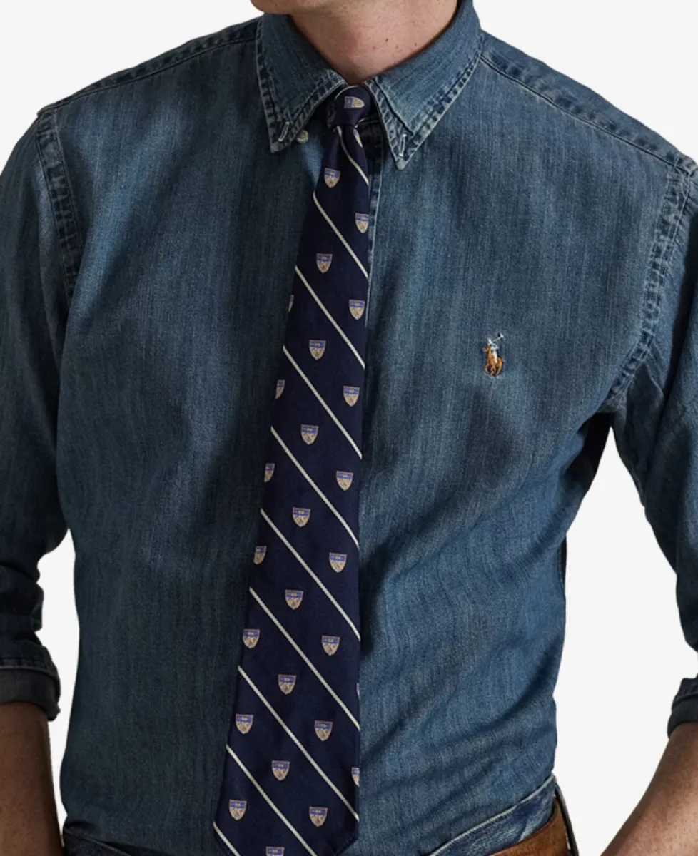 Ralph Lauren Shirt Denim - Denimblauw 4 Ralph Lauren Ralph Lauren Shirt Denim - Denimblauw
