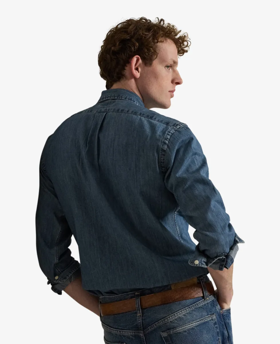 Ralph Lauren Shirt Denim - Denimblauw 5 Ralph Lauren Ralph Lauren Shirt Denim - Denimblauw