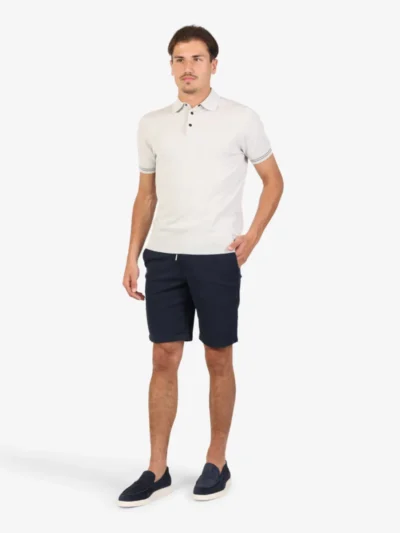 Seven Dials Seven Dials Polo Gebreid - Ecru