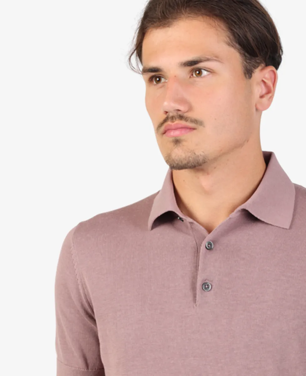 Seven Dials Polo - Aubergine 4 Seven Dials Seven Dials Polo - Aubergine