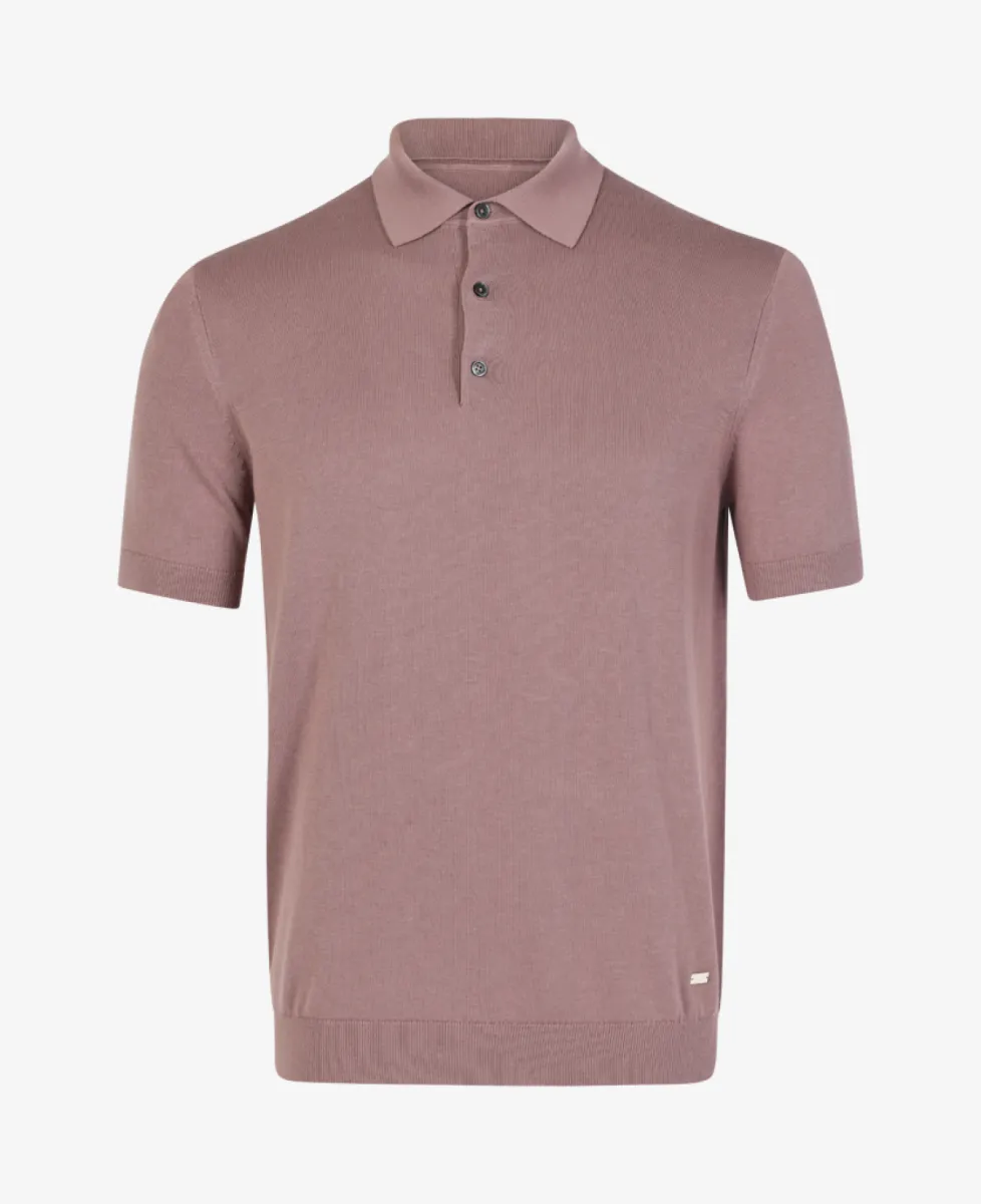 Seven Dials Polo - Aubergine 1 Seven Dials Seven Dials Polo - Aubergine