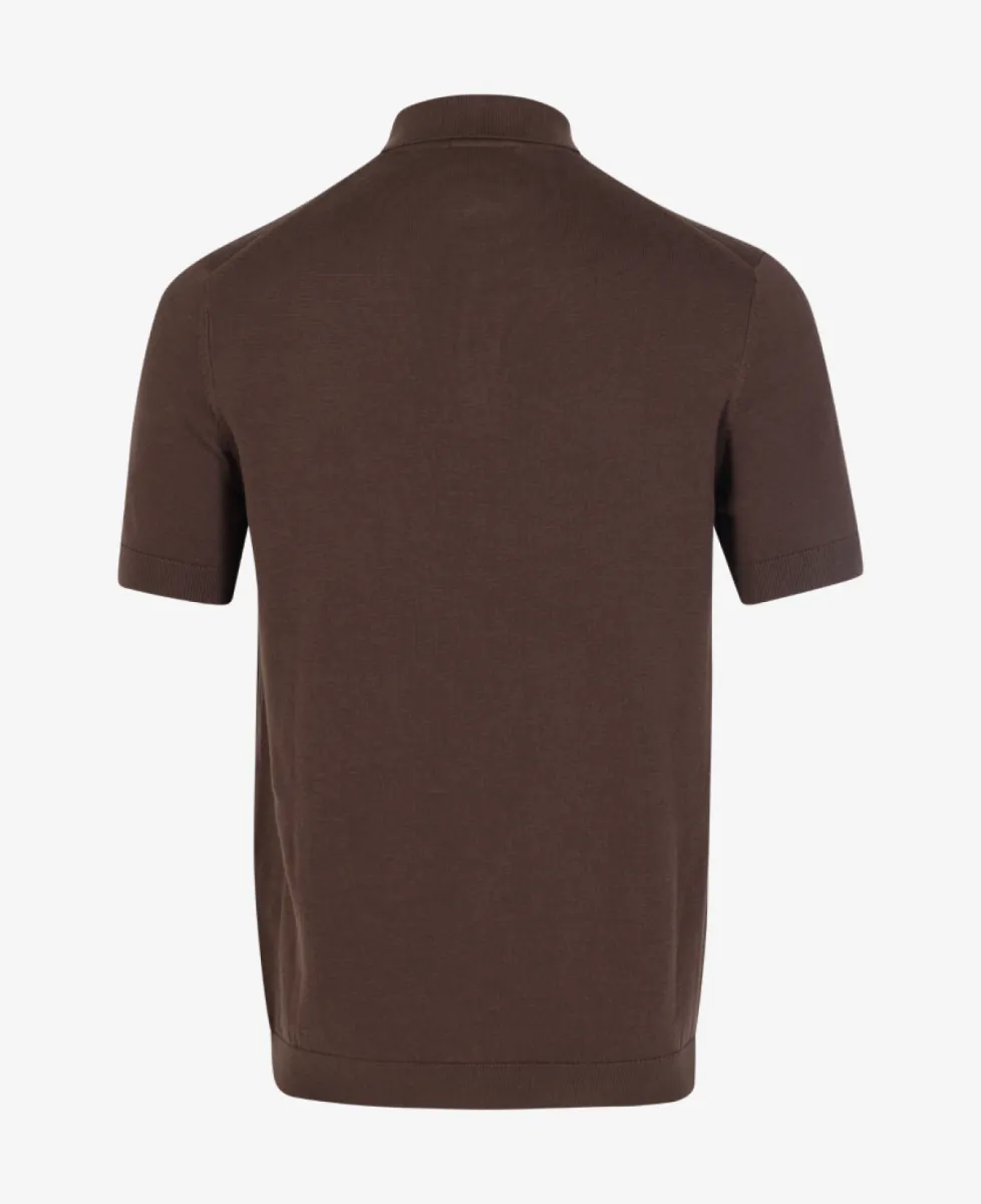 Seven Dials Polo - Donkerbruin 7 Seven Dials Seven Dials Polo - Donkerbruin