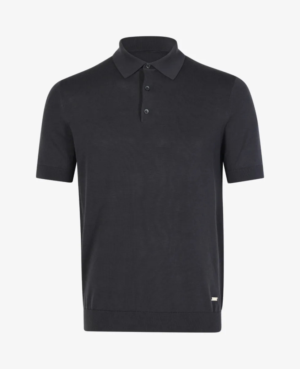 Seven Dials Polo - Donkergrijs 1 Seven Dials Seven Dials Polo - Donkergrijs