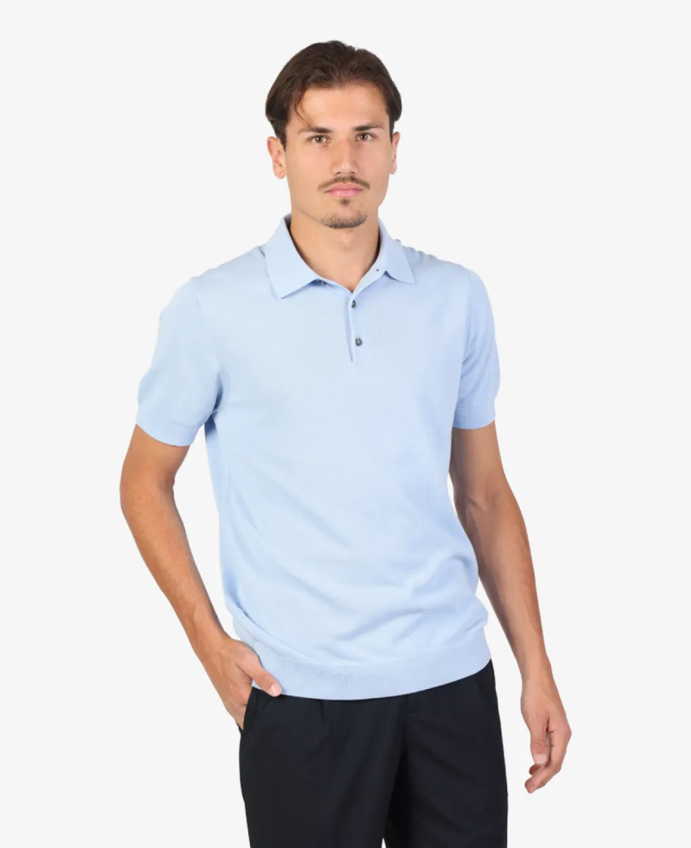 Seven Dials Polo - Lichtblauw 3 Seven Dials Seven Dials Polo - Lichtblauw