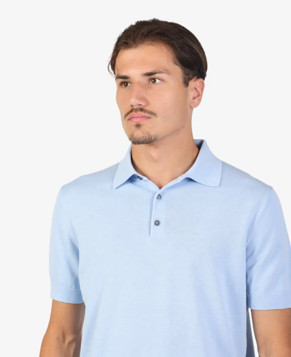 Seven Dials Polo - Lichtblauw 4 Seven Dials Seven Dials Polo - Lichtblauw
