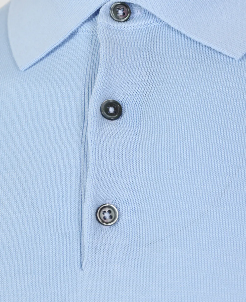Seven Dials Polo - Lichtblauw 5 Seven Dials Seven Dials Polo - Lichtblauw