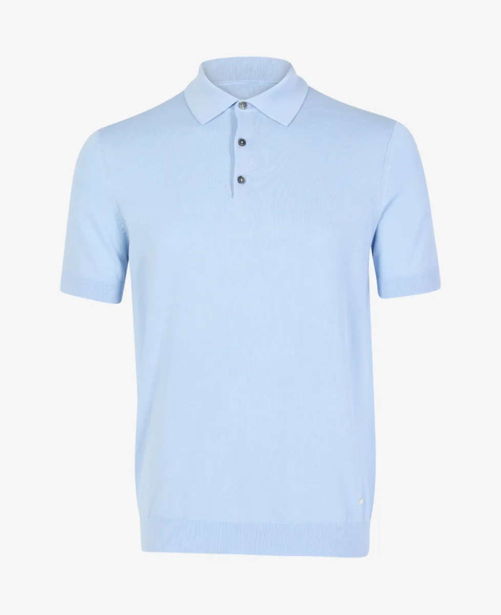 Seven Dials Polo - Lichtblauw 1 Seven Dials Seven Dials Polo - Lichtblauw
