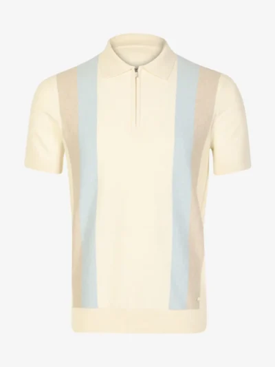 Seven Dials Seven Dials Polo Gebreid - Ecru