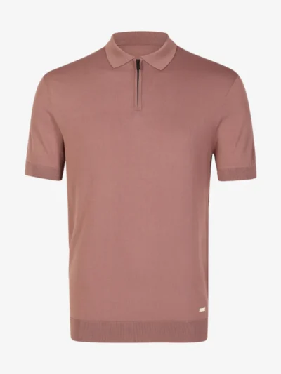 Seven Dials Seven Dials Polo Gebreid - Aubergine