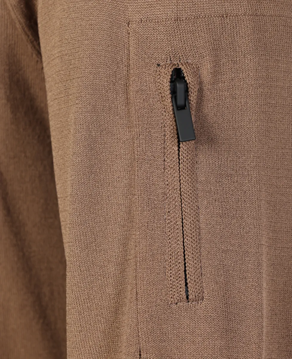Seven Dials Trui Halfzip - Bruin 6 Seven Dials Seven Dials Trui Halfzip - Bruin