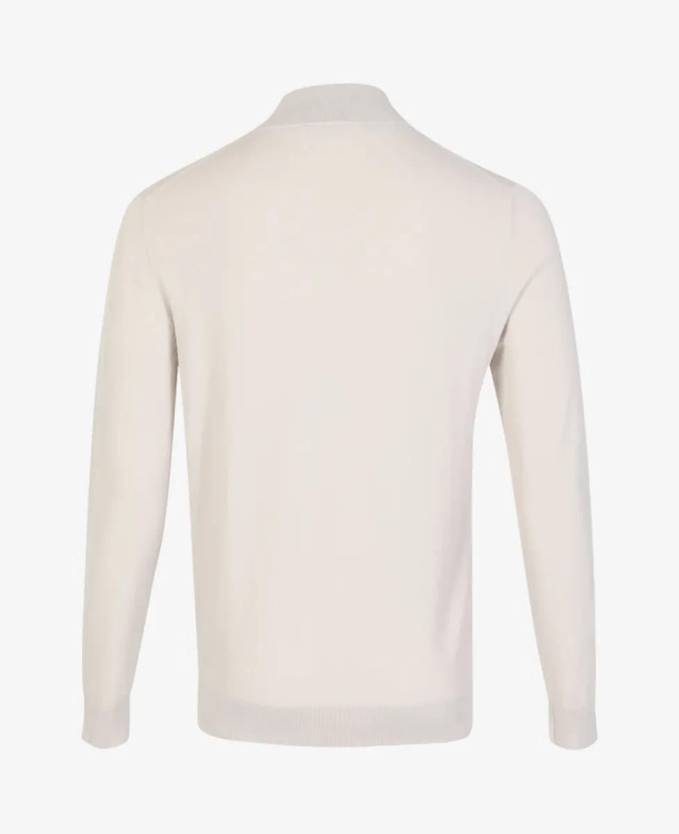 Seven Dials Trui Halfzip - Lichtgrijs 8 Seven Dials Seven Dials Trui Halfzip - Lichtgrijs