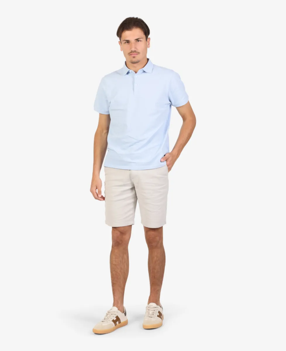 Seven Dials Polo Pique - Lichtblauw 2 Seven Dials Seven Dials Polo Pique - Lichtblauw