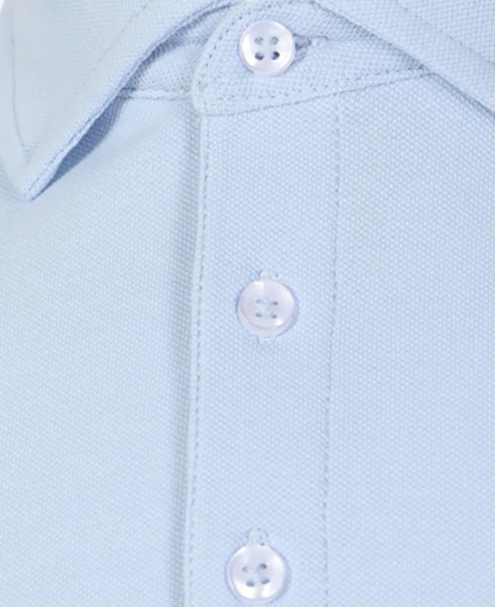 Seven Dials Polo Pique - Lichtblauw 5 Seven Dials Seven Dials Polo Pique - Lichtblauw