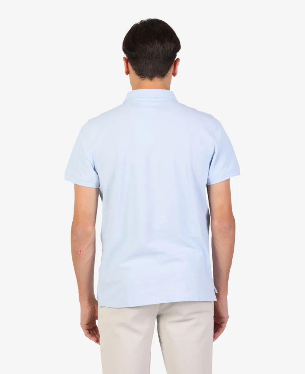 Seven Dials Polo Pique - Lichtblauw 7 Seven Dials Seven Dials Polo Pique - Lichtblauw