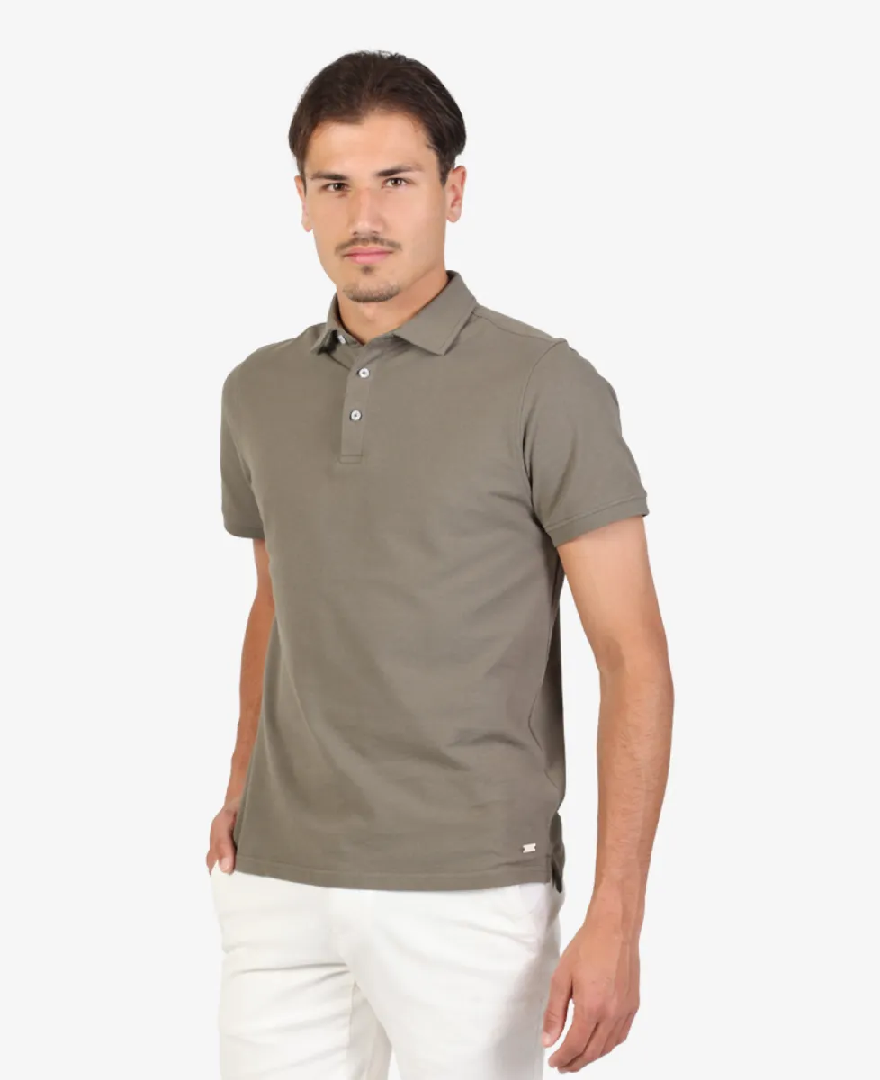 Seven Dials Polo Pique - Middelgroen 3 Seven Dials Seven Dials Polo Pique - Middelgroen