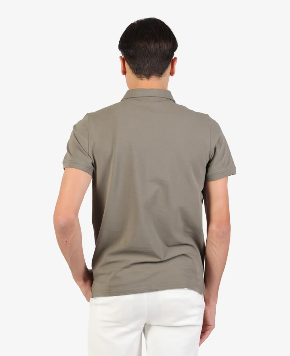 Seven Dials Polo Pique - Middelgroen 6 Seven Dials Seven Dials Polo Pique - Middelgroen