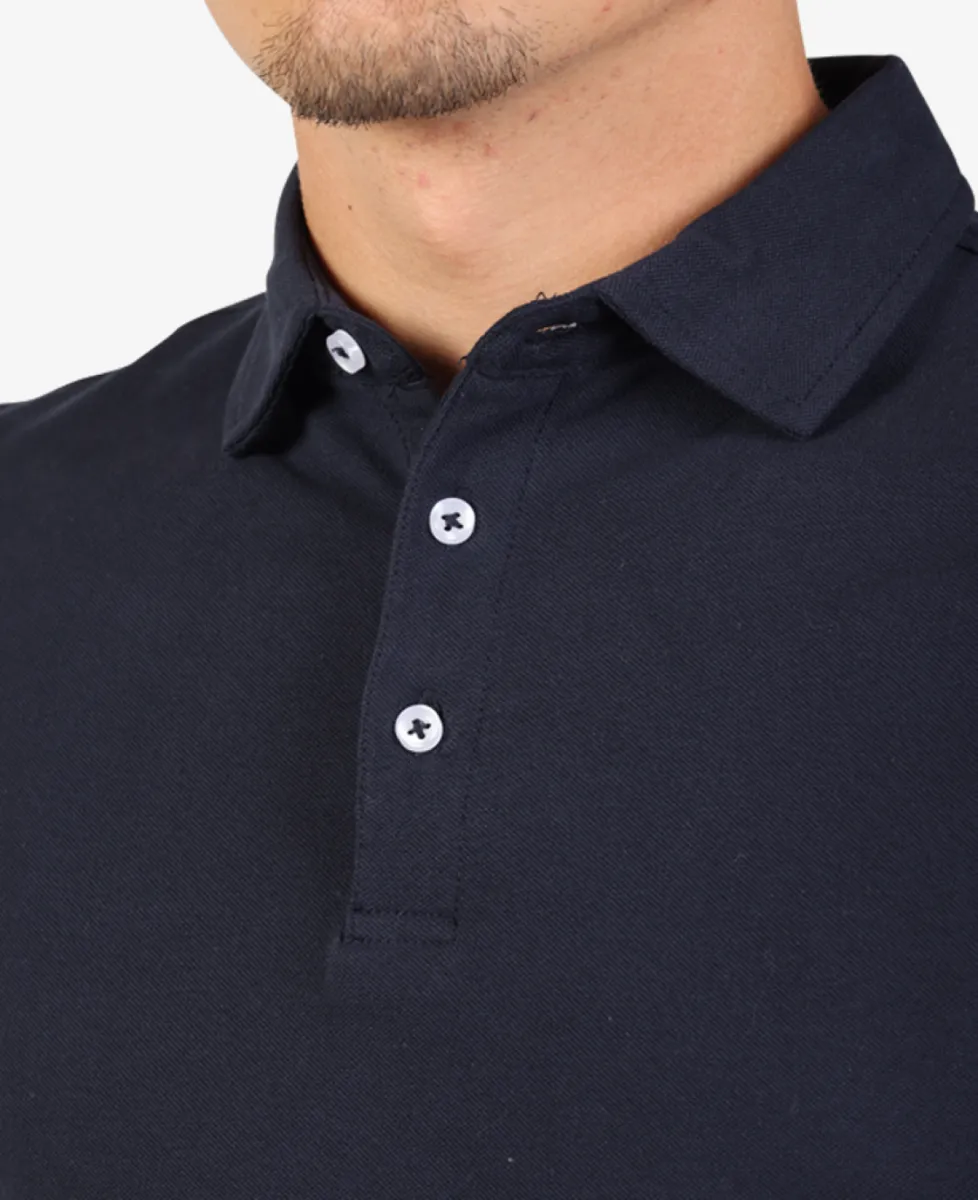 Seven Dials Polo Pique - Navy 4 Seven Dials Seven Dials Polo Pique - Navy