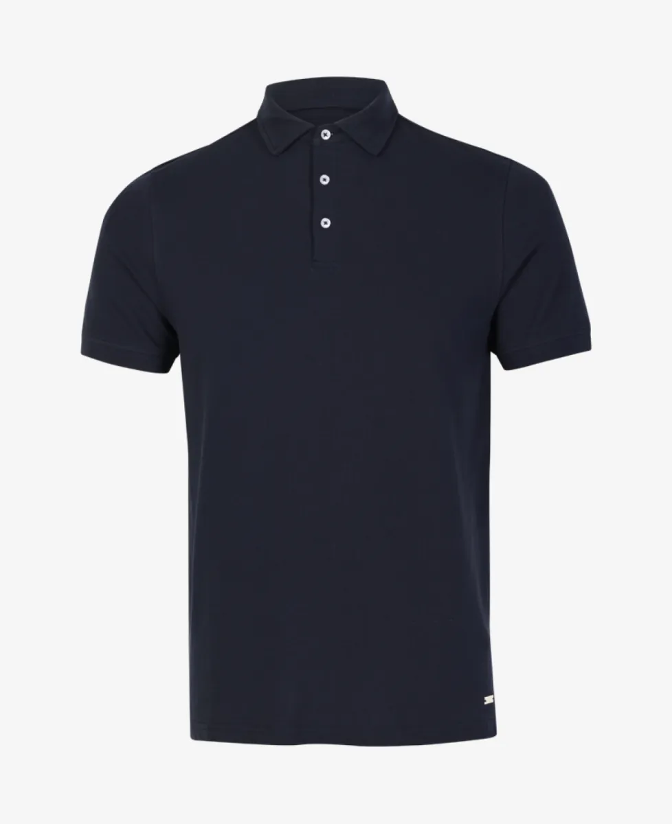 Seven Dials Polo Pique - Navy 1 Seven Dials Seven Dials Polo Pique - Navy