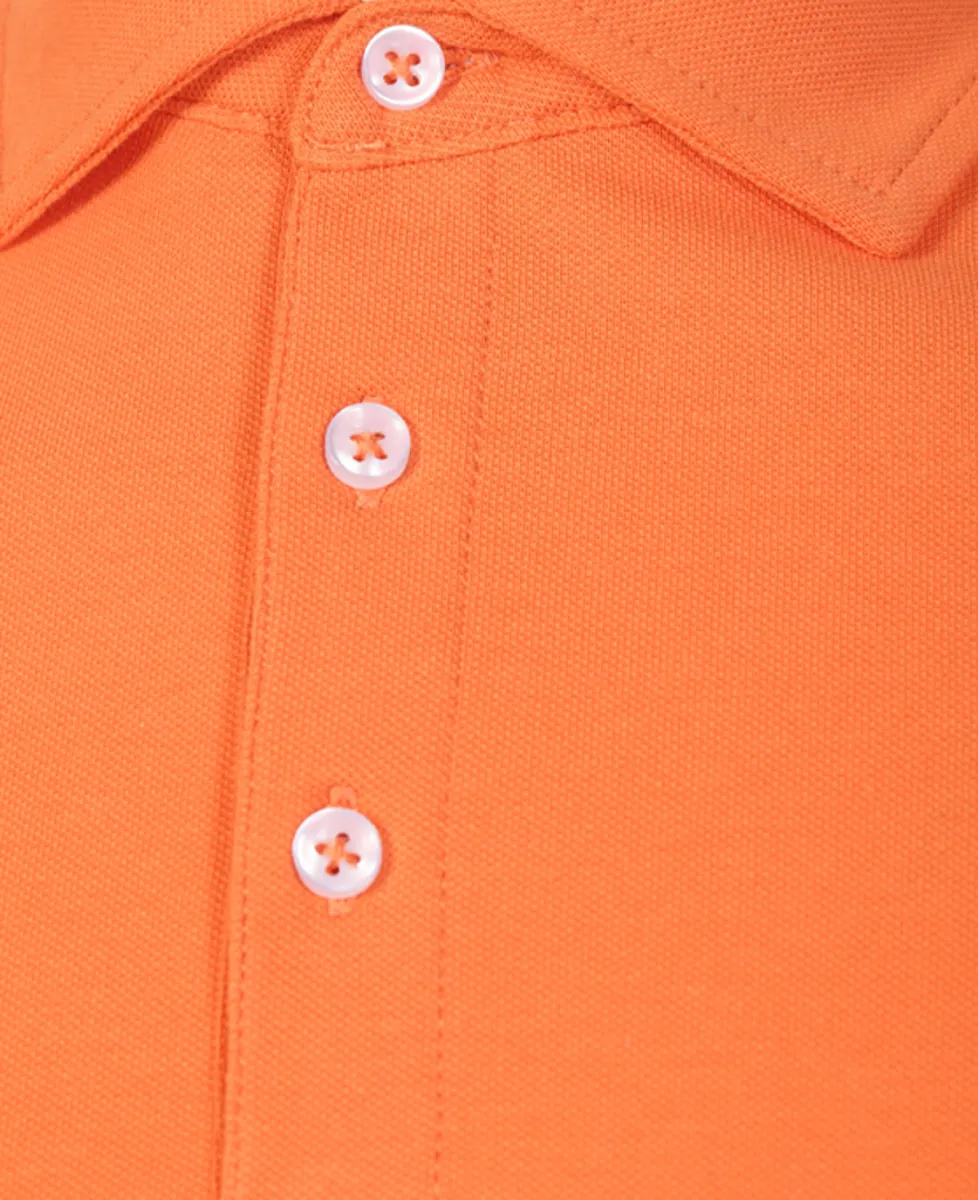 Seven Dials Polo Pique - Oranje 5 Seven Dials Seven Dials Polo Pique - Oranje