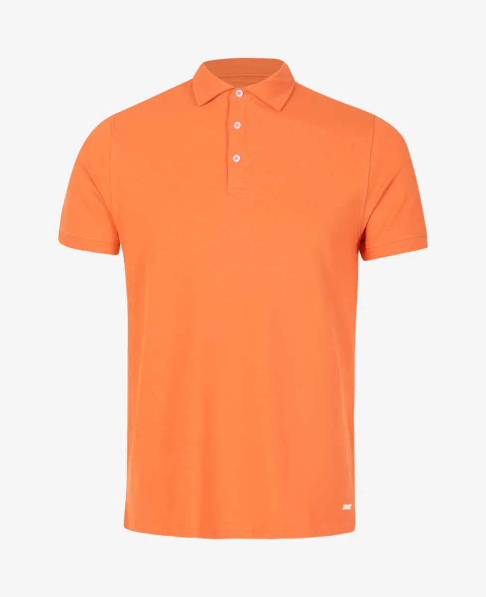 Seven Dials Polo Pique - Oranje 1 Seven Dials Seven Dials Polo Pique - Oranje