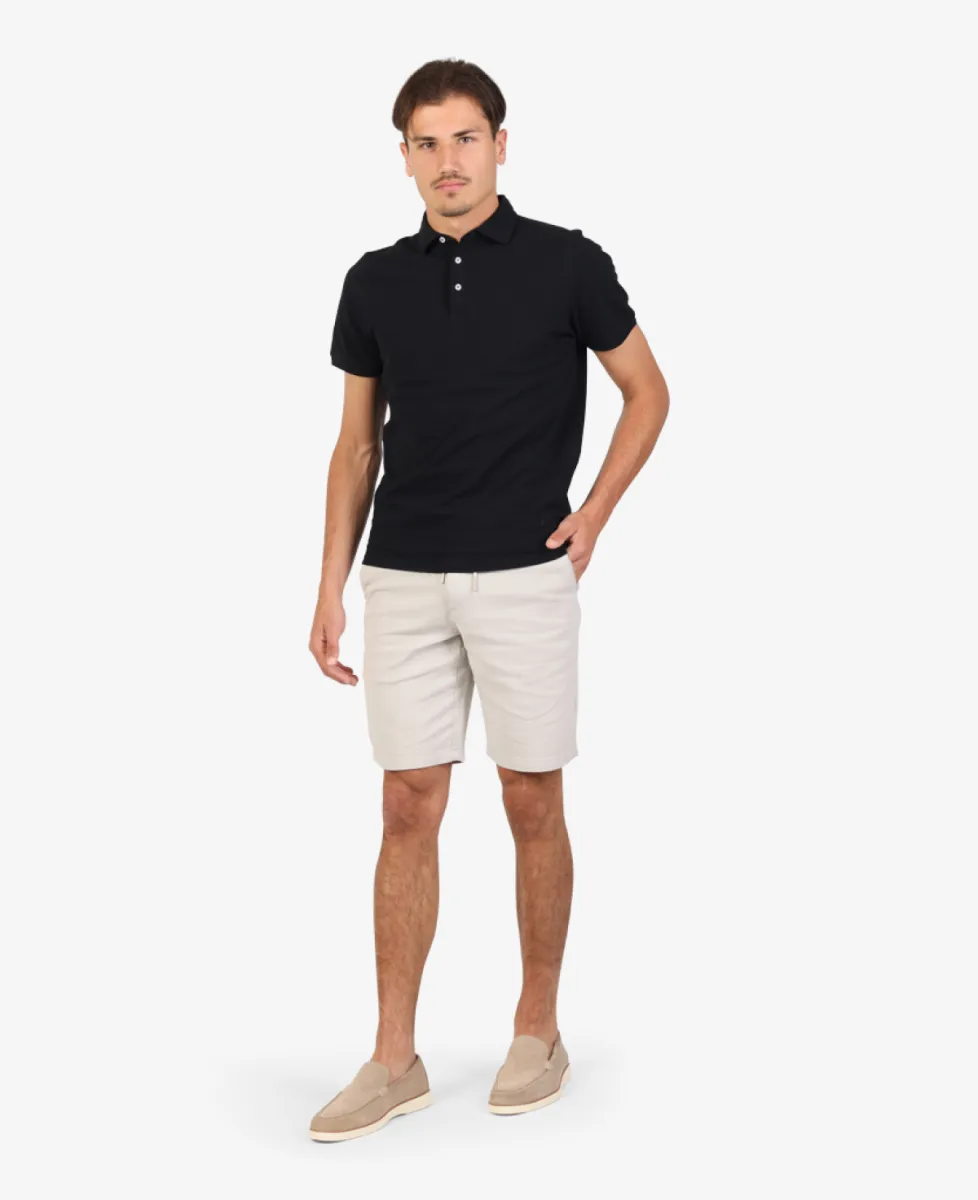 Seven Dials Polo Pique - Zwart 2 Seven Dials Seven Dials Polo Pique - Zwart