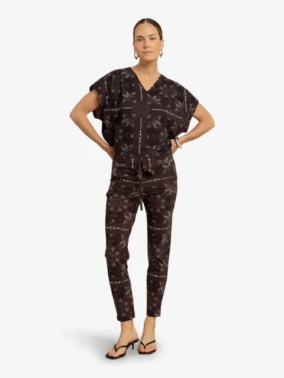 Studio Anneloes Studio Anneloes Shirt km - 8714 espresso/kit