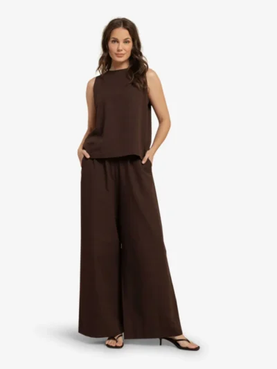 Studio Anneloes Studio Anneloes Pantalon - 8700 espresso