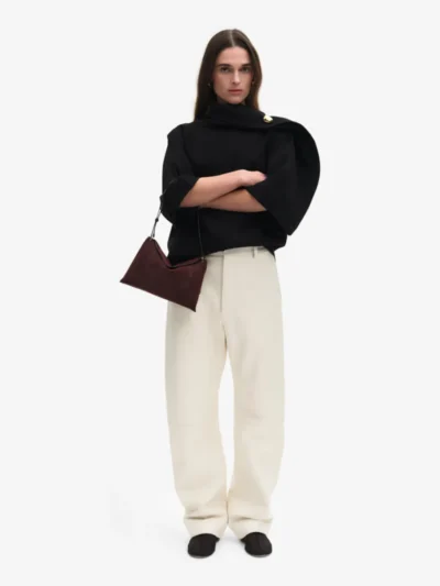 Wandler Wandler Penelope Slouch Bag - Acai Suede