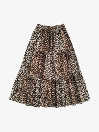 With Black With Black Rok - Leo Print