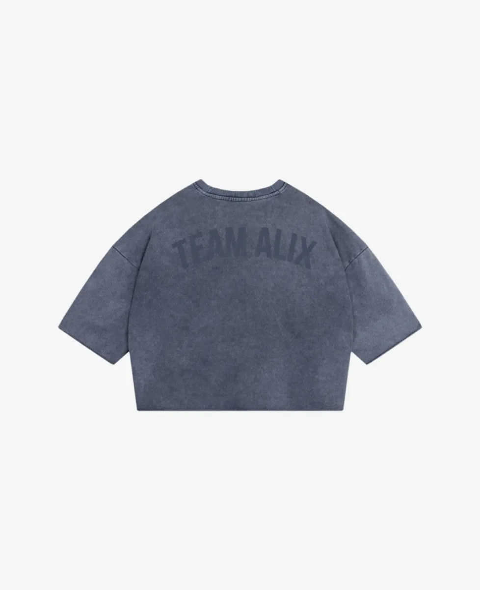ALIX The Label Tshirt km - 203 - Navy 5 ALIX The Label ALIX The Label Tshirt km - 203 - Navy