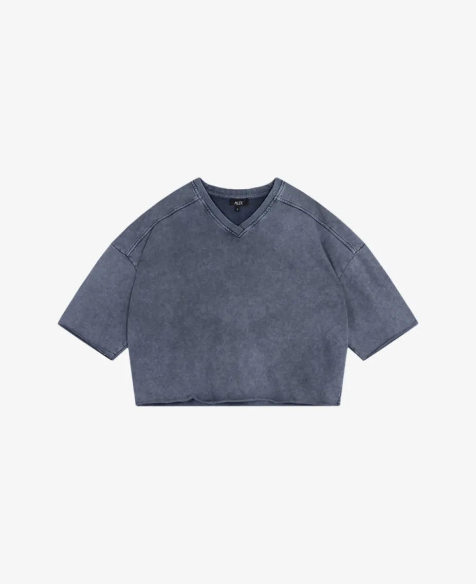 ALIX The Label Tshirt km - 203 - Navy 1 ALIX The Label ALIX The Label Tshirt km - 203 - Navy