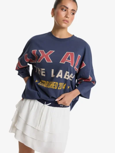 ALIX The Label ALIX The Label Tshirt km - 203 - Navy