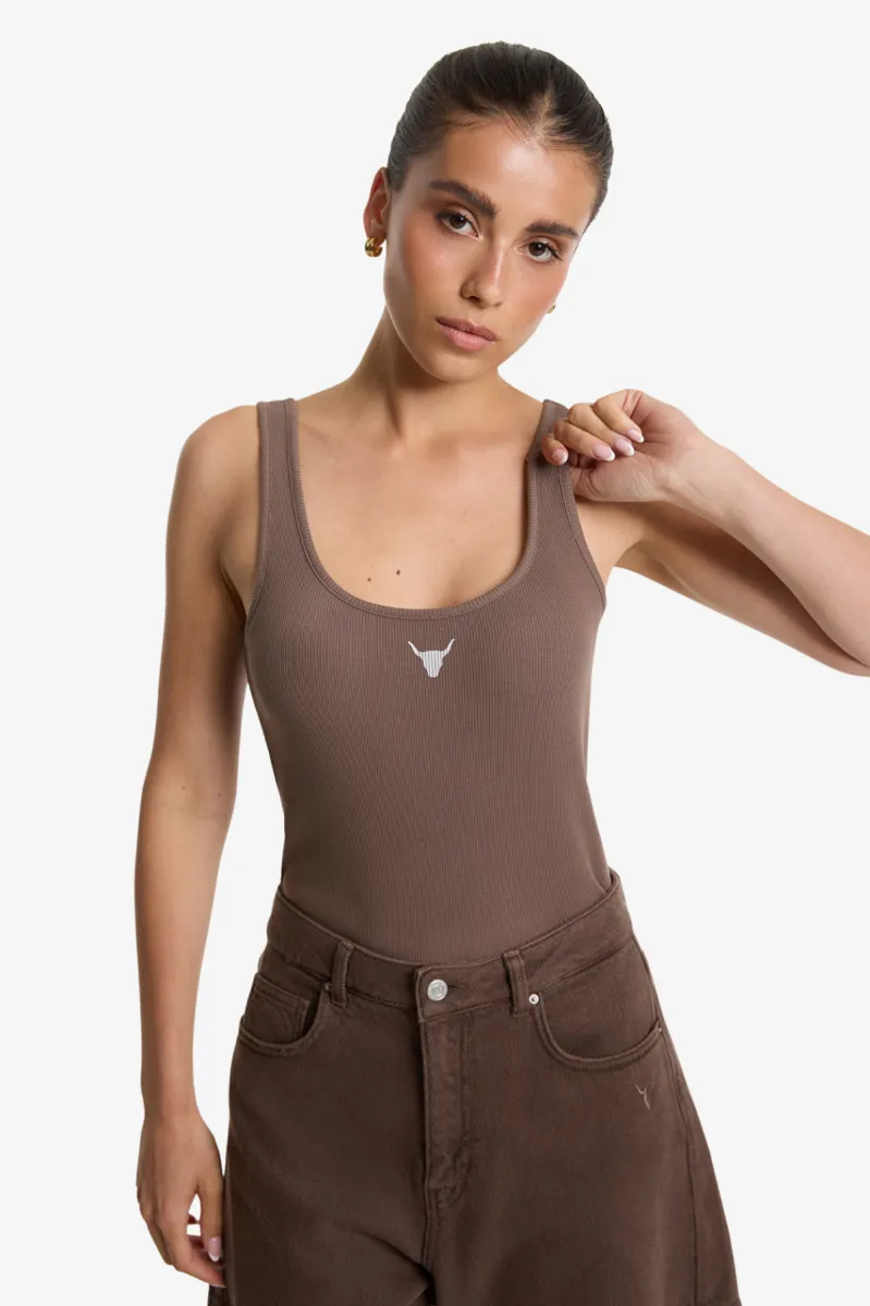 ALIX The Label Top - 660 - Brown 2 ALIX The Label ALIX The Label Top - 660 - Brown