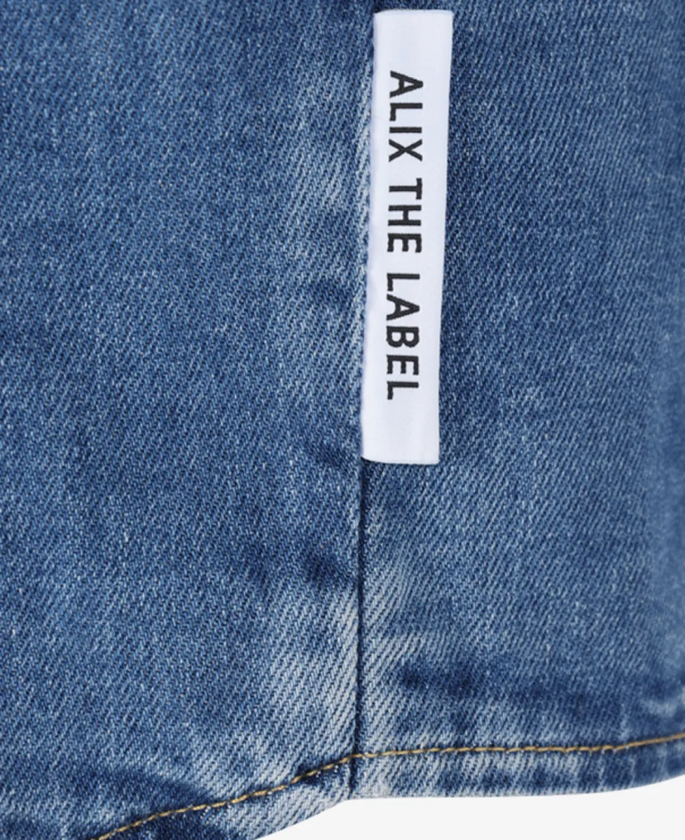 ALIX The Label Top - 200 - Denim Blue 5 ALIX The Label ALIX The Label Top - 200 - Denim Blue