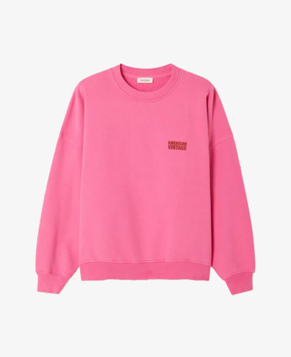 American Vintage Sweater - Fuchsia 1 American Vintage American Vintage Sweater - Fuchsia