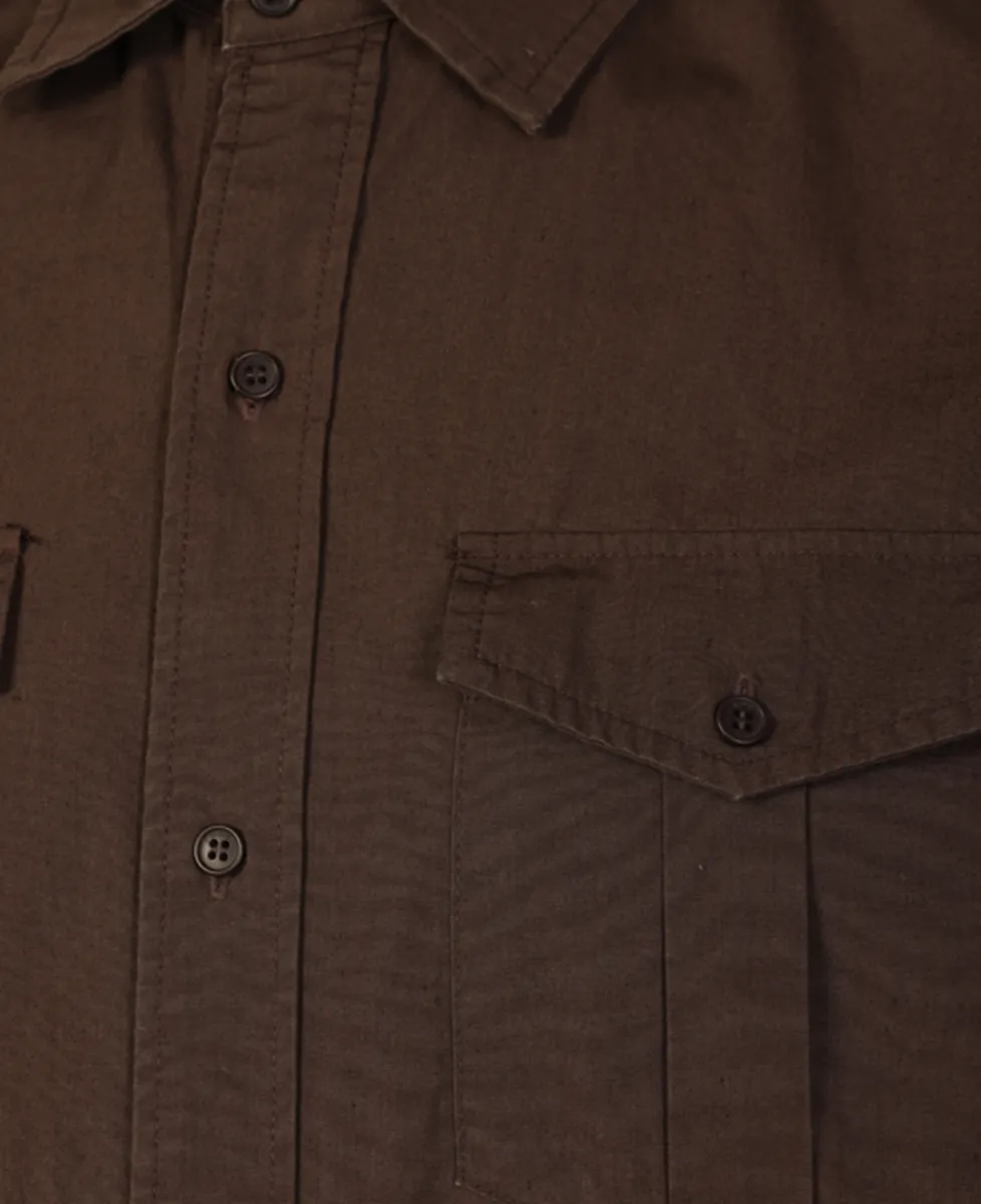 A.P.C. Chemise Warren - Donkerbruin 5 A.P.C. A.P.C. Chemise Warren - Donkerbruin