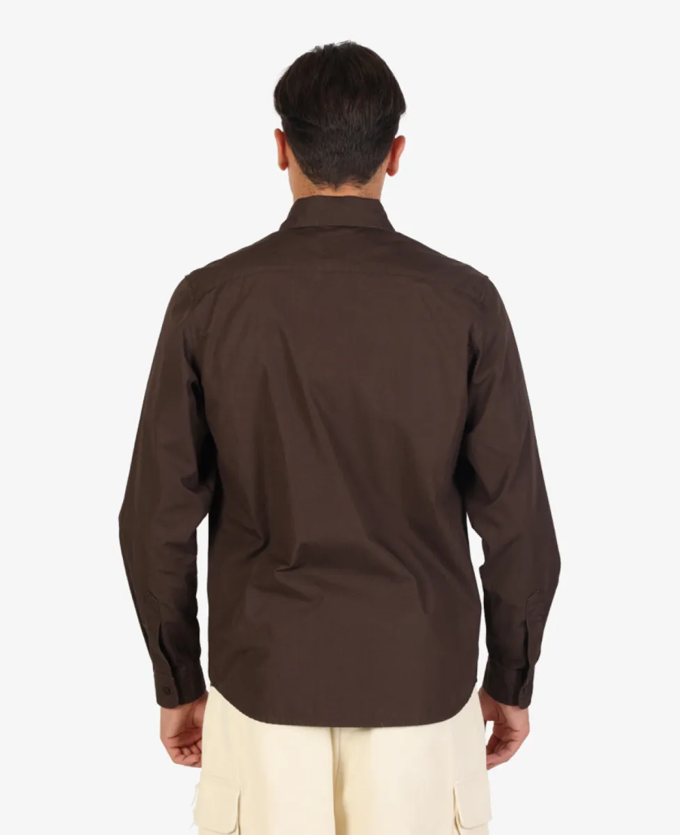 A.P.C. Chemise Warren - Donkerbruin 6 A.P.C. A.P.C. Chemise Warren - Donkerbruin