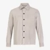 Arma Arma Overshirt Suede - Lichtgrijs