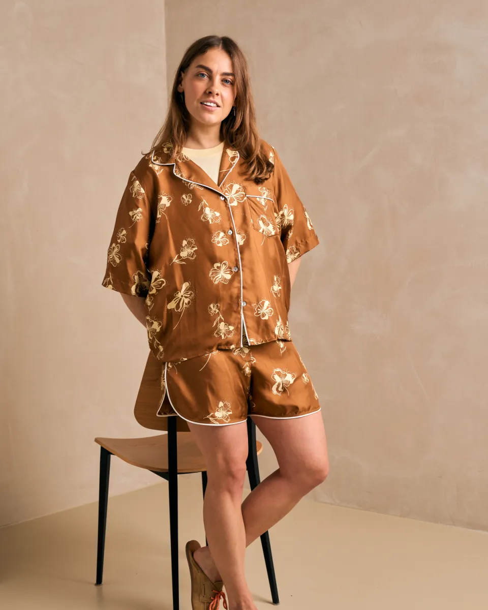 AVDW Blouse - Roestbruin 8 AVDW AVDW Blouse - Roestbruin