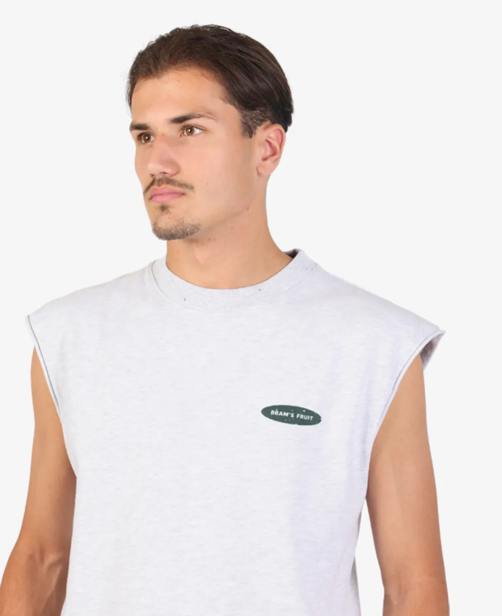 Bram's Fruit Sleeveless T-shirt - Lichtgrijs 4 Bram's Fruit Bram's Fruit Sleeveless T-shirt - Lichtgrijs