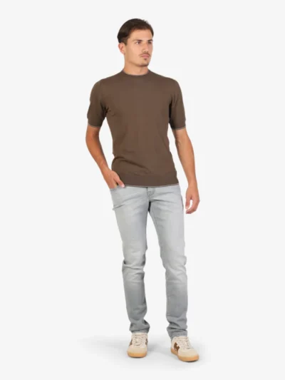 Doriani Cashmere Doriani Cashmere Shirt crepe cotton - Taupe